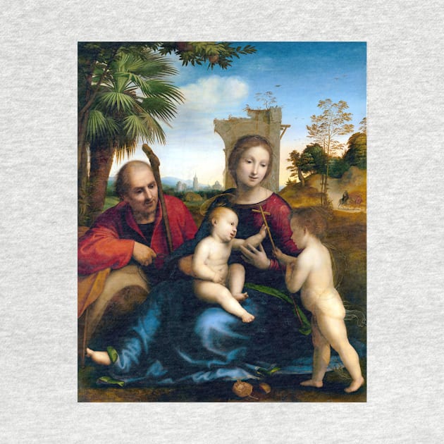 Fra Bartolomeo The Rest on the Flight into Egypt with St. John the Baptist by pdpress